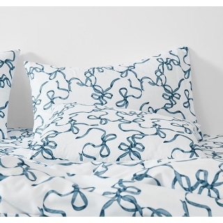 Truly Soft Printed Bow 4 Piece Sheet Set