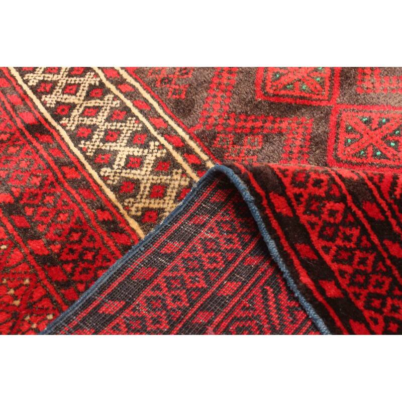 ECARPETGALLERY Hand-knotted Teimani Dark Grey Wool Rug - 3'0 x 4'6