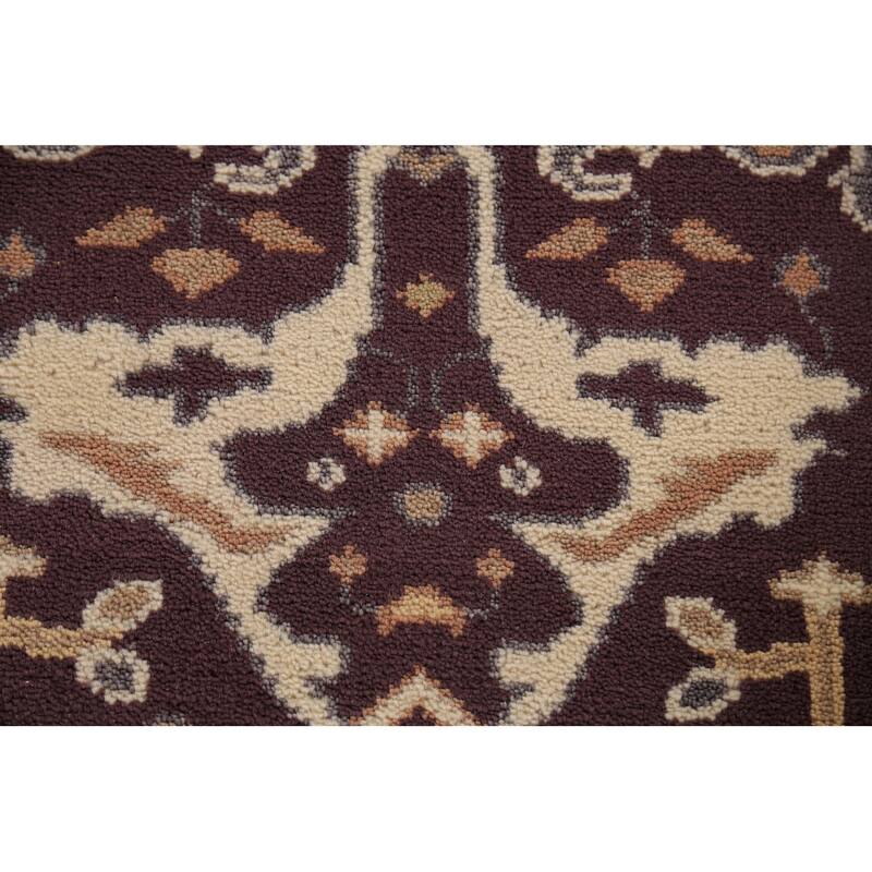 Oushak Oriental Runner Rug Handmade Red Wool Carpet - 2'6" x 9'10"