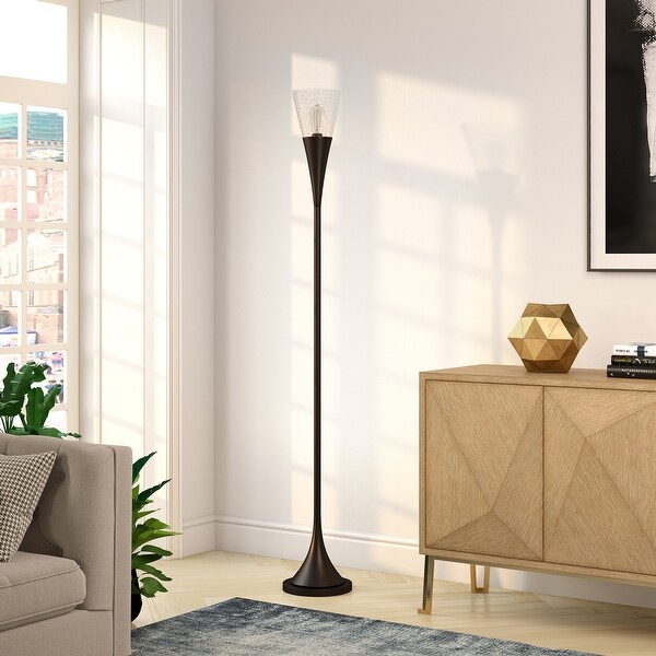 Moura Torchier Floor Lamp Blackened Bronze