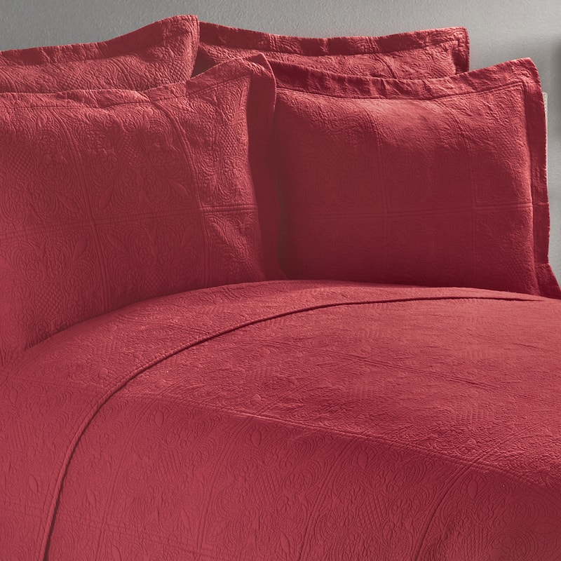 Brick Matelasse Quilt or Sham Separates