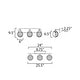 preview thumbnail 8 of 9, Maxim 15193CR Kasbah 3 Light 26" Wide Bath Vanity Light