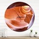 preview thumbnail 8 of 8, Designart 'Antelope Canyon Inside View' Oversized Modern Wall CLock
