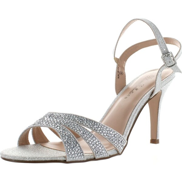 black ankle strap sandals mid heel