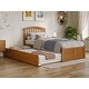 preview thumbnail 70 of 97, Richmond Bed with Footboard and Twin XL Trundle Light Toffee - Twin XL