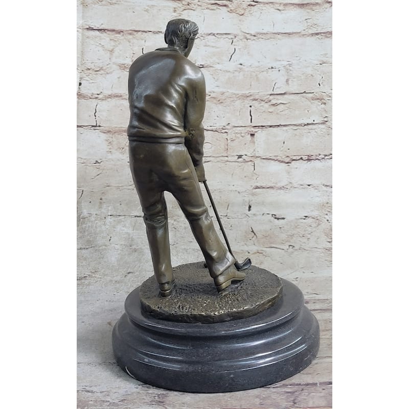 Ben Hogan Male Golfer Sports Memorabilia Golf Club Art Pga Bronze Marble Figure
