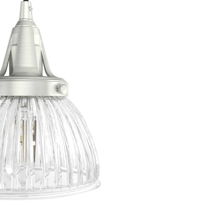 Hunter Cypress Grove 3-Light Linear Cluster Pendant - Kitchen Island, Dining Room - Industrial, Transitional, Modern
