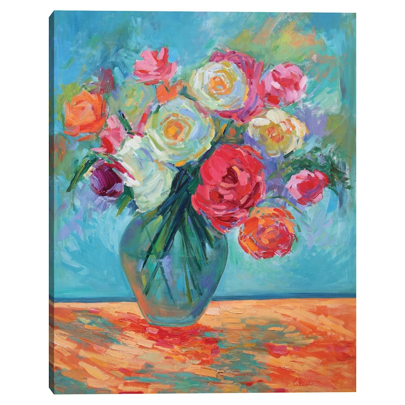 Petals and Passion 1 by Alexi Fine Canvas Art Print