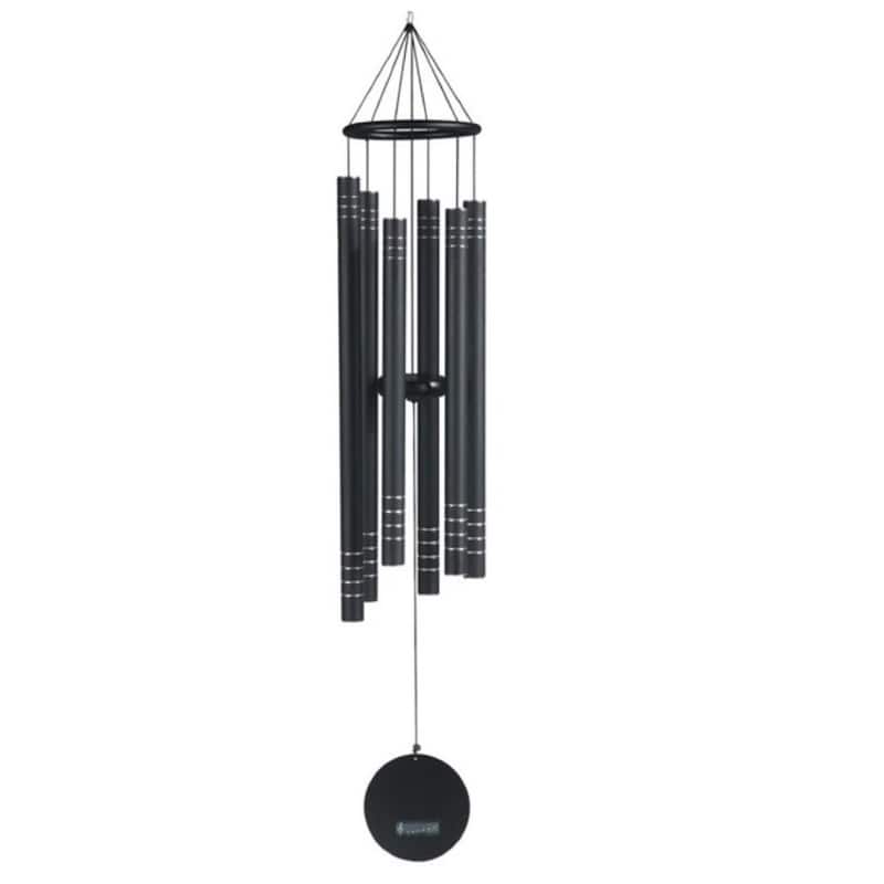 Q-Max 43" Long Black Traditional Tuned Wind Chime