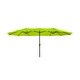 preview thumbnail 14 of 28, Johnn 15' Double-Sided Outdoor Offset Patio Twin Umbrella Lime