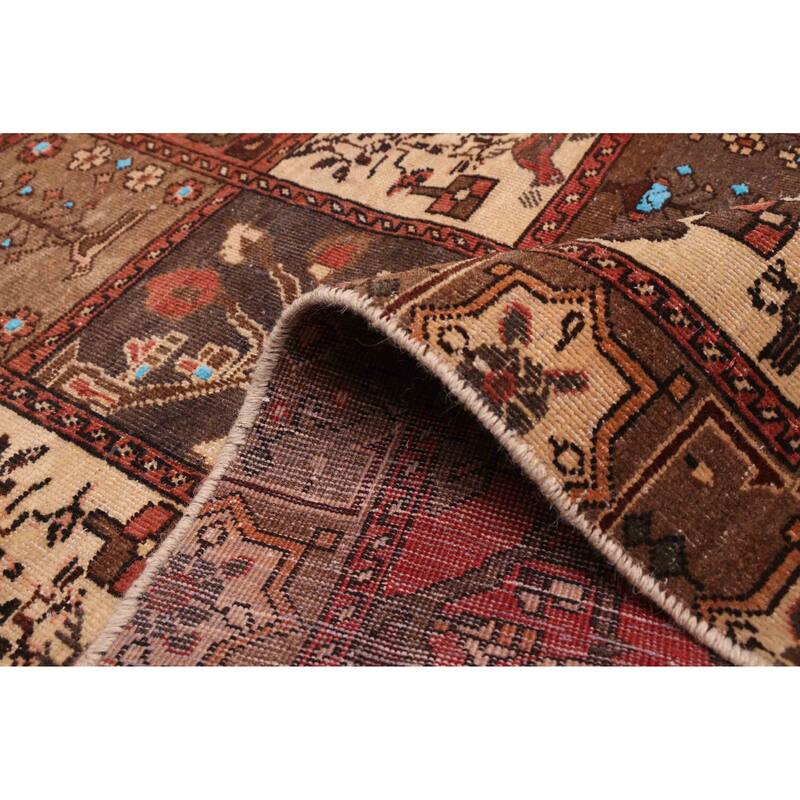ECARPETGALLERY Hand-knotted Antalya Vintage Brown Wool Rug - 3'4 x 7'1