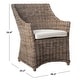 preview thumbnail 11 of 11, SAFAVIEH St. Thomas Wicker Washed Brown Wingback Arm Chair (Fully Assembled). - 26" W x 23" D x 34" H