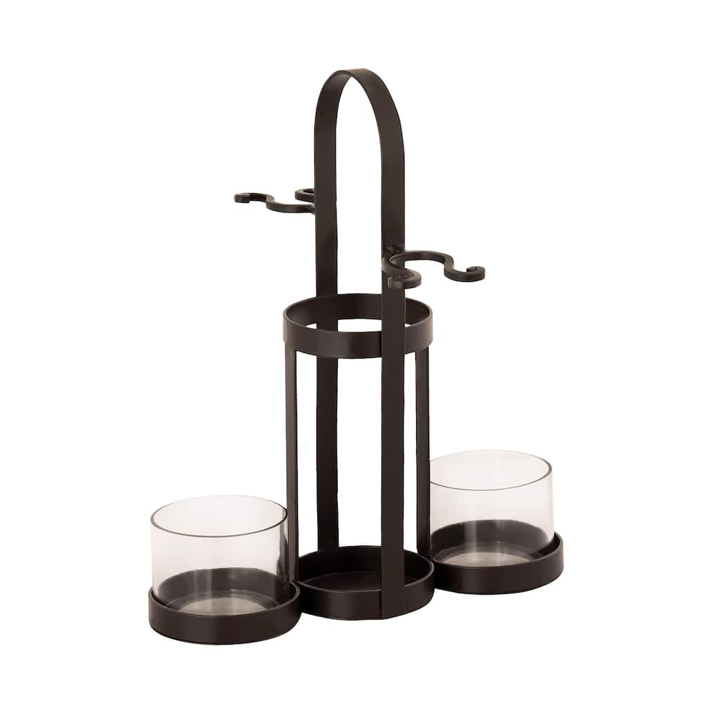 Elk Home Napa Rustic Glass 12.25 Inch Wide Wine Rack