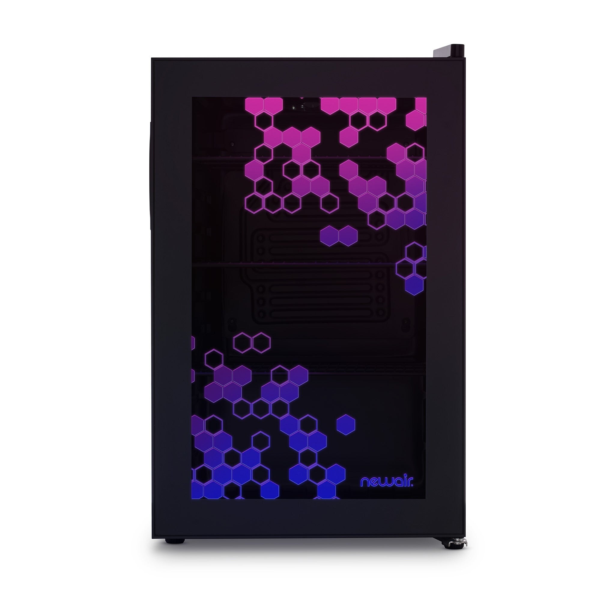 Gaming mini fridge with led lights best sale