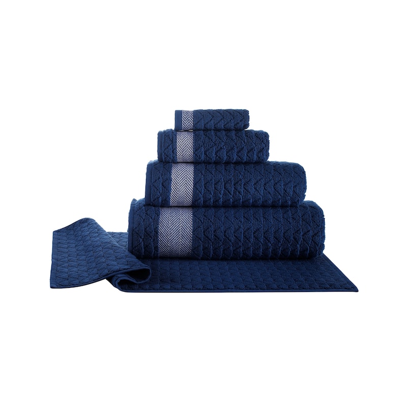 Brooks Brothers Herringbone 3 pcs Towel Set