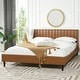 preview thumbnail 146 of 160, Aspen Vertical Tufted Upholstered Platform Bed