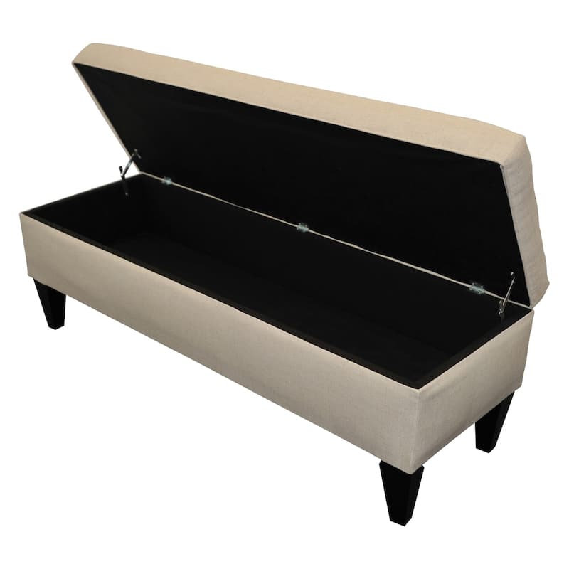 Sole Designs Brooke Bonjour 10-button Tufted Storage Bench