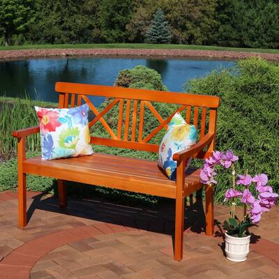 Buy Sunnydaze Decor Outdoor Benches Online At Overstock Our Best