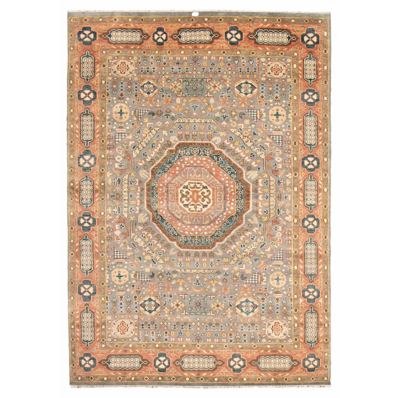 ECARPETGALLERY Hand-knotted Jules Serapi Grey Wool Rug - 9'10 x 14'0 - Grey - 9'10 x 14'0