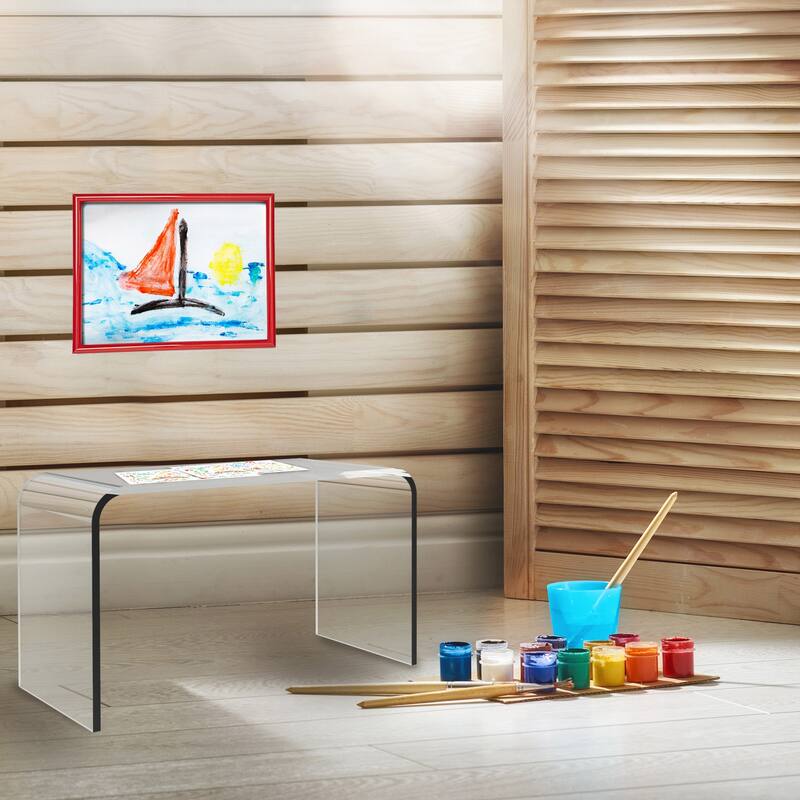 Lavish Home Versatile Acrylic Side Table, Clear