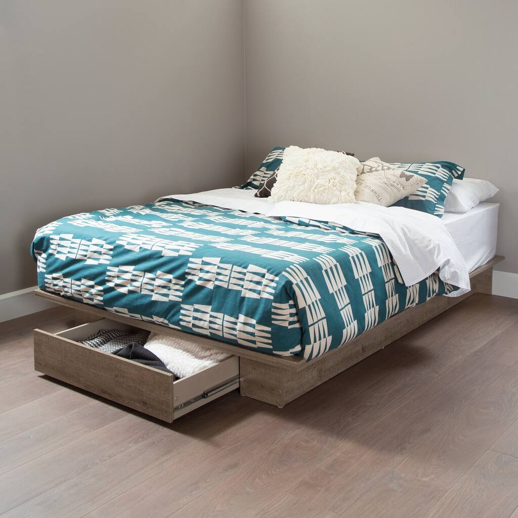 South Shore Holland Modern Storage Platform Bed