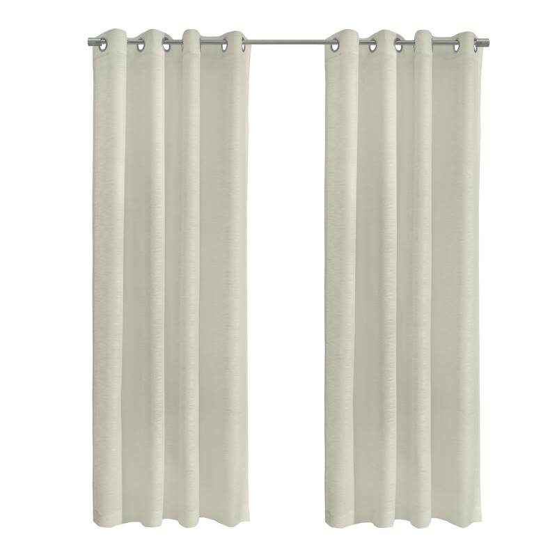 Boucle Sheer Grommet Curtain Panel