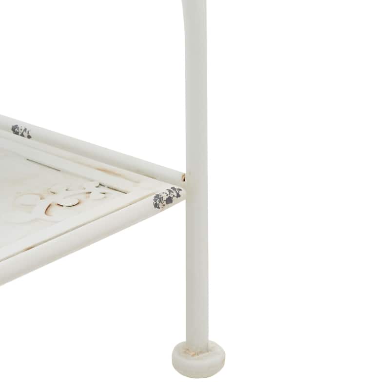SAFAVIEH Outdoor Monserrat 4-Tier Shelf Unit - 66Wx25Dx13H