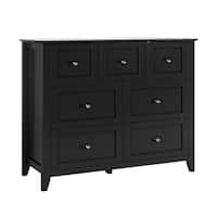 Black 7-drawer New Products Dressers