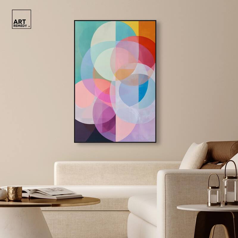 Oneiric Circles II Canvas by Art Remedy