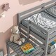 preview thumbnail 14 of 17, Twin Size Pine Wood Loft Bed with Platform and Ladder