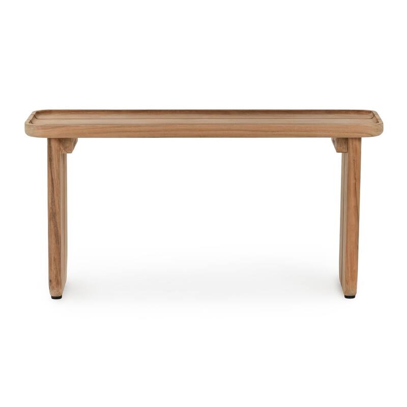 Classic Home Hudson 31" Teak Wood Outdoor Coffee Table