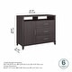 preview thumbnail 30 of 39, Somerset Tall TV Stand with Storage by Bush Furniture