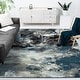 preview thumbnail 19 of 41, SAFAVIEH Glacier Keesha Modern Abstract Rug 10'6" x 14' - Blue/Multi - Rectangle
