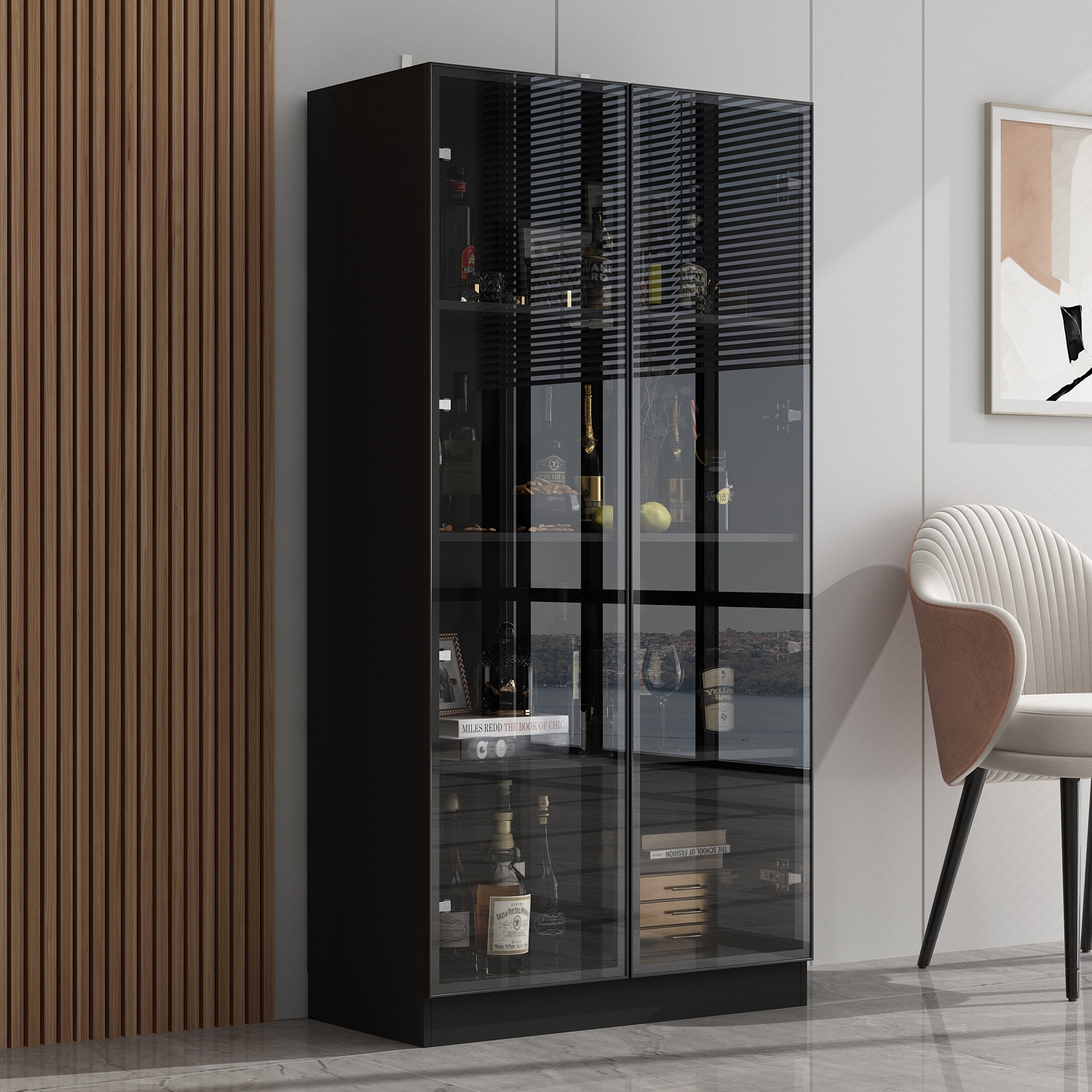 Display case discount with doors