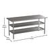 preview thumbnail 13 of 21, NSF Stainless Steel 18 Gauge Work Table