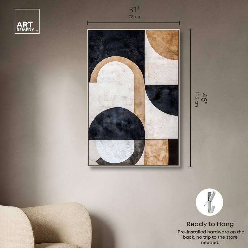 Arching Forms I Canvas by Art Remedy