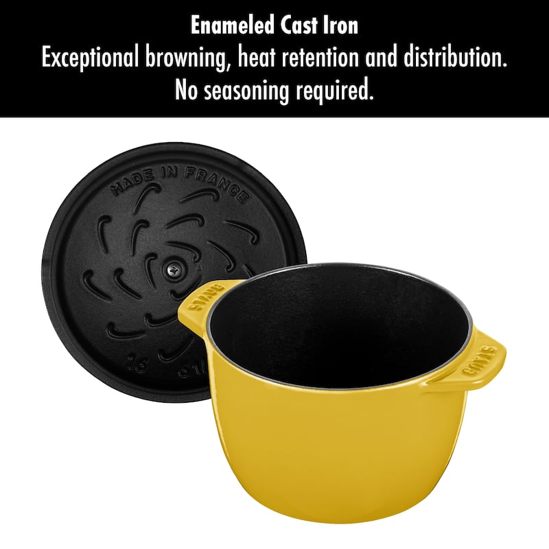 STAUB Cast Iron 1.5-qt Petite French Oven
