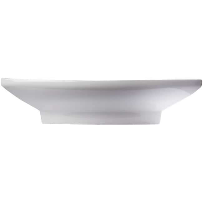 Eago 28-3/8" Rectangular Porcelain Bathroom Sink with Single Hole