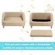 preview thumbnail 16 of 24, 30"Pet Sofa Pet Bed Dog Sofa Cat Bed With Cushion - 29.5*21.7*15.7INCH