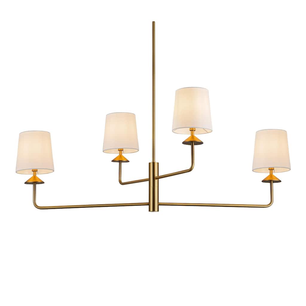 Alora Lighting CH497445 Bridgette 4 Light 44" Wide Chandelier with