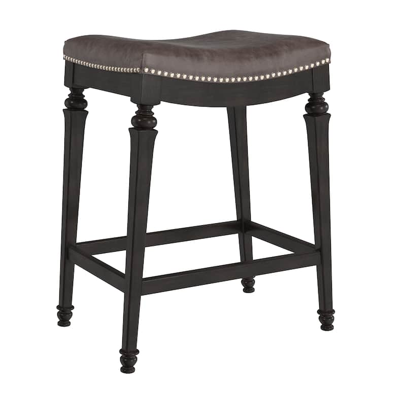 Hillsdale Furniture Vetrina Wood Backless Counter Height Stool - 21.5"W x 15.5"L x 27"H