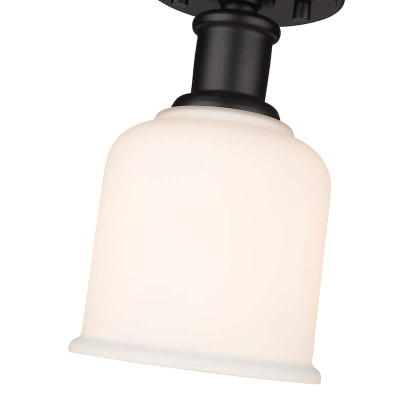 Z-Lite 733F1 Bryant 6" Wide Semi-Flush Ceiling Fixture