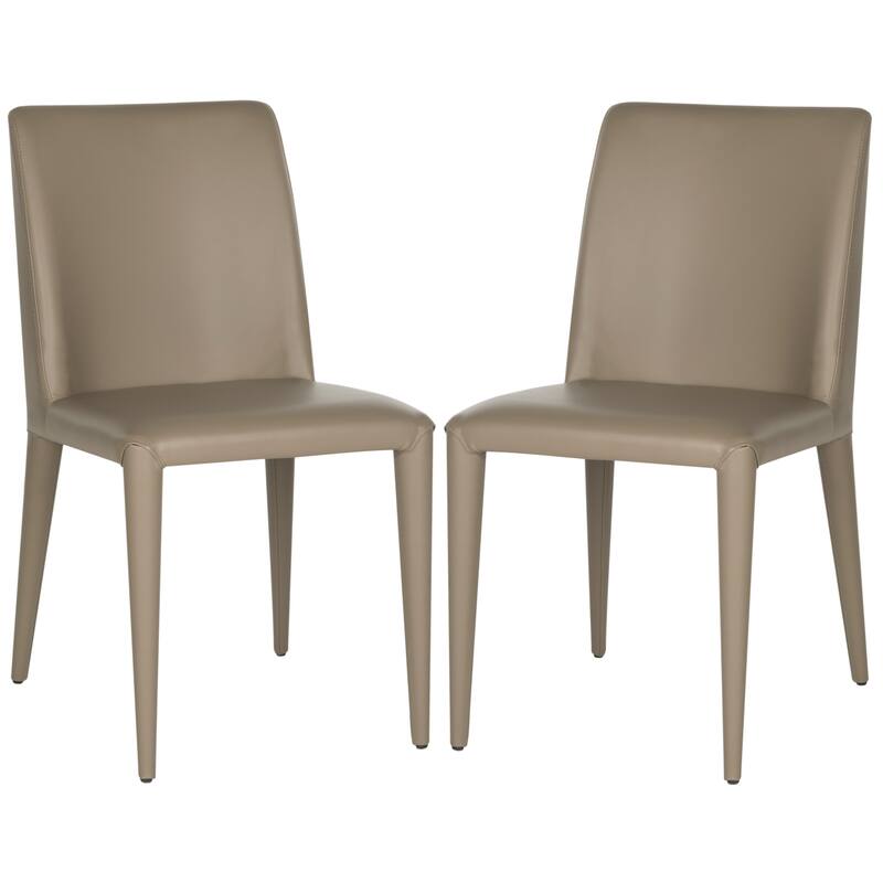 SAFAVIEH Shirlee Mid-Century Dining White Dining Chair (Set of 2) - 22.5" x 17.4" x 33.5" - 23Wx17Dx34H