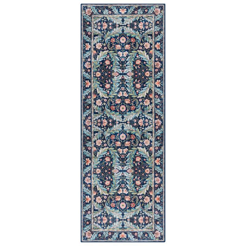 Gertmenian Crystal Print Soft Flat Pile Polyester Slip Resistant Washable Indoor Printed Area Rug Collection