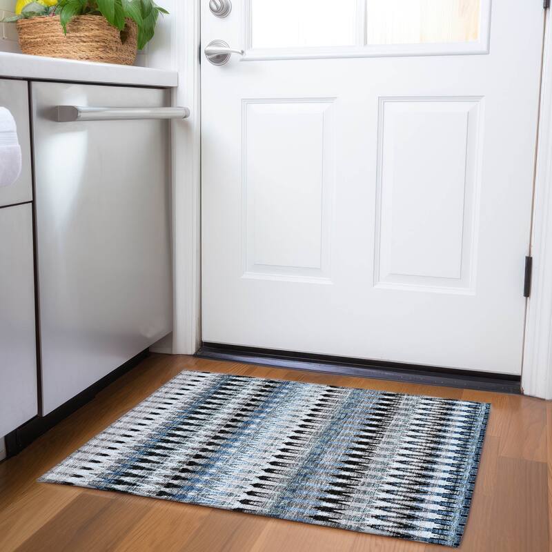 Machine Washable Indoor/ Outdoor Chantille Moroccan Rug