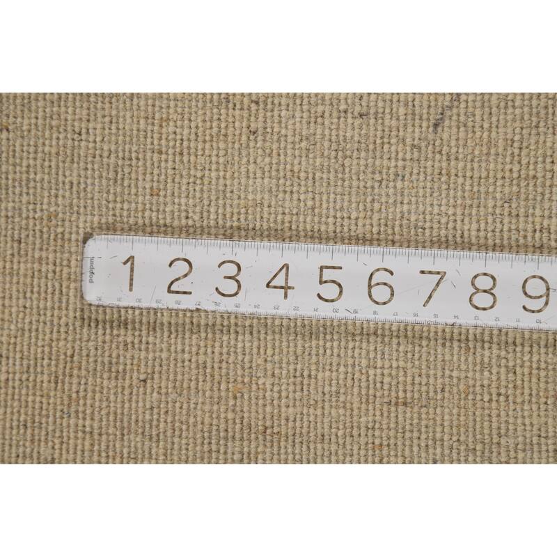 Gabbeh Modern Rug Hand-Knotted Wool Carpet - 4'0"x 5'9"
