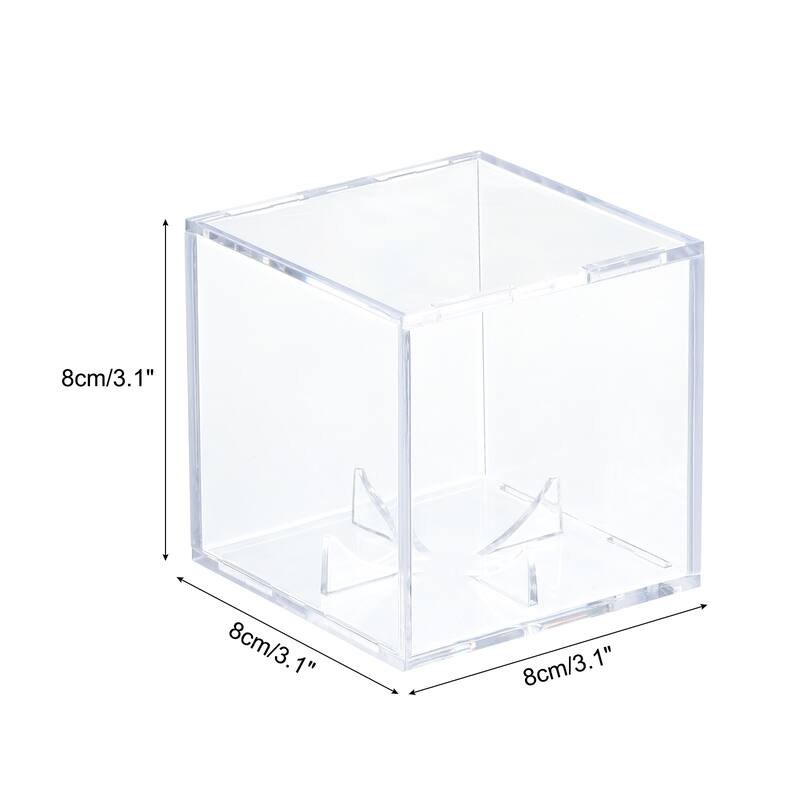 Baseball Display Case Autographed Baseball Case Display Acrylic Case - Clear - 1 Pack