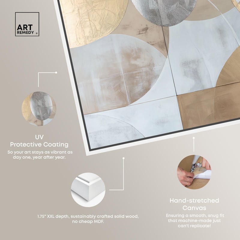 Golden Orb II Canvas by Art Remedy