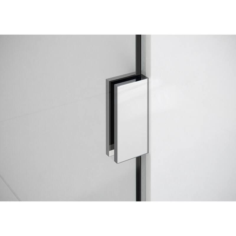 Glass Warehouse 78" x 36.75" Frameless Shower Door - Glass Hinge