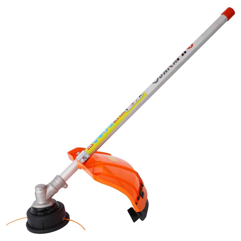 8 in 1 Multi-Functional Trimming Tool, 56CC 2-Cycle Garden Tool System with Gas Pole Saw, Hedge Trimmer, Grass Trimmer